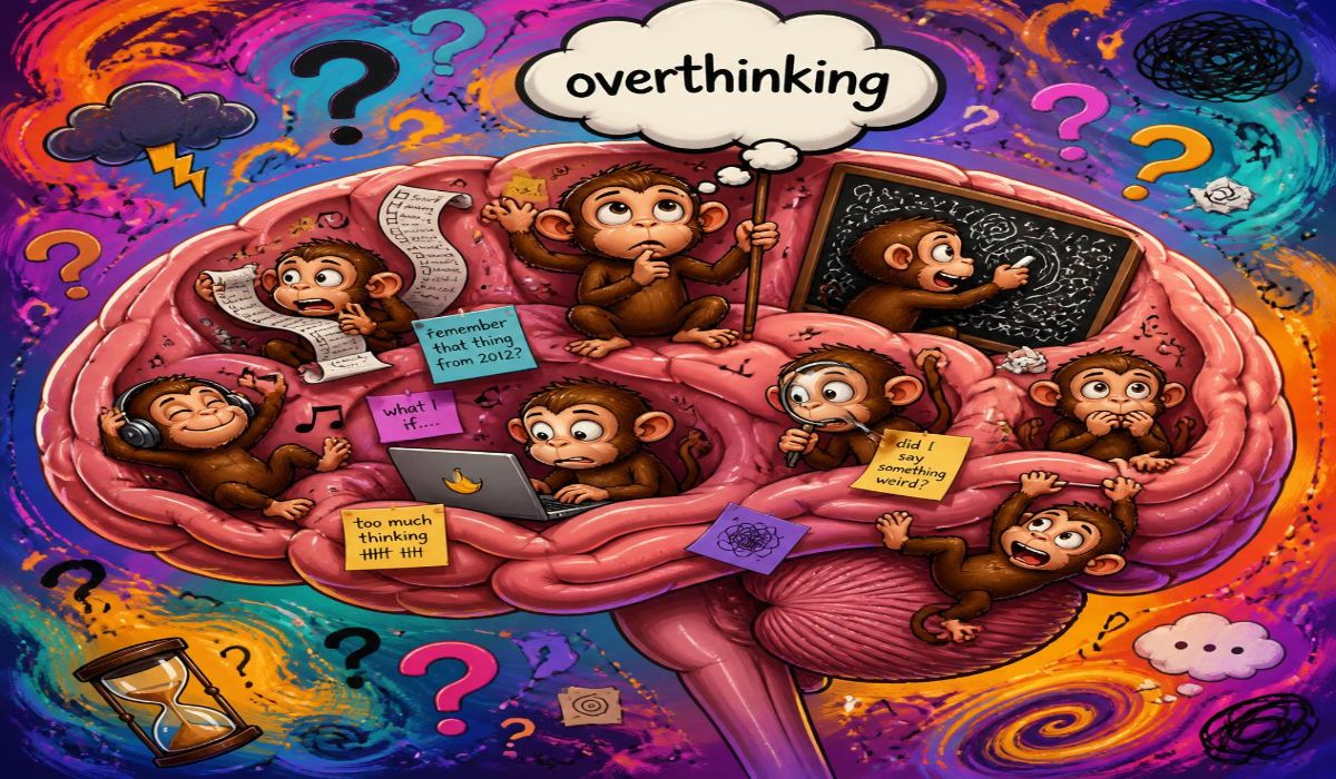 Can't Stop Overthinking? You May Be Experiencing 'Monkey Brain' 